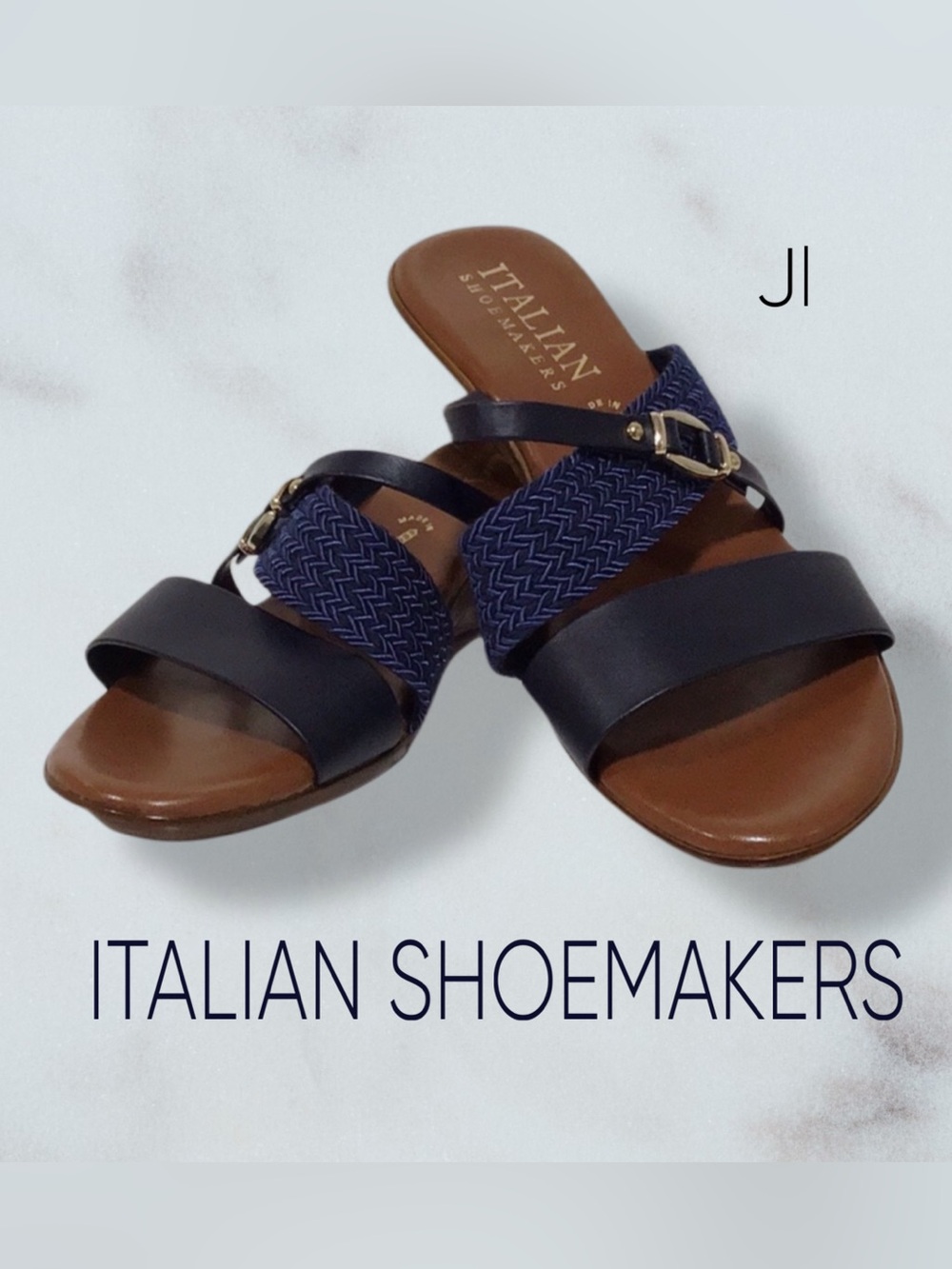 ITALIAN SHOEMAKERS Shelbie Wedge Sandals Size 8 1/2